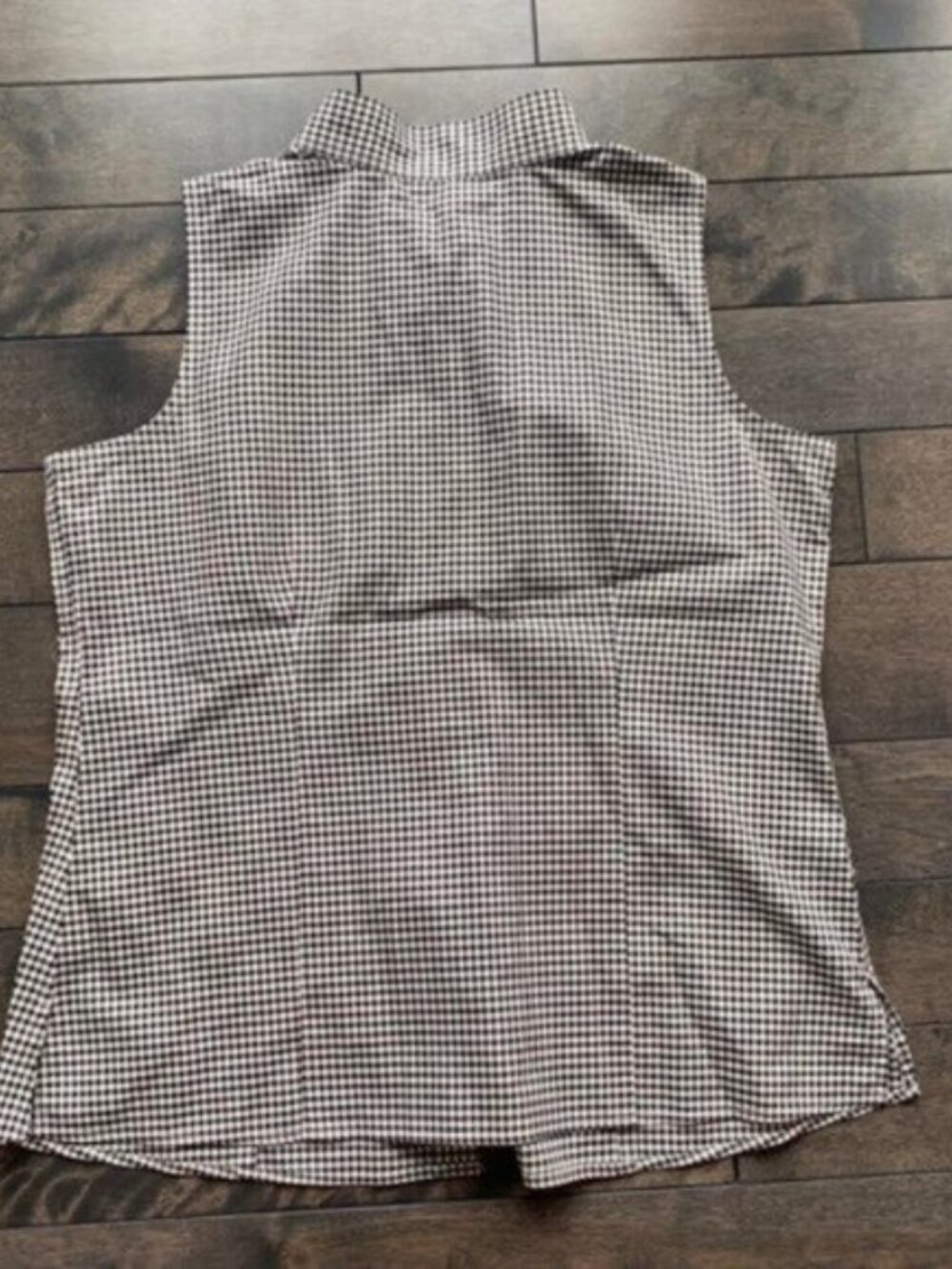 Talbots Checkered Top - Picture 2 of 2
